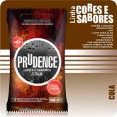 PRESERVATIVO PRUDENCE CORES E SABORES COLA COM 3UN