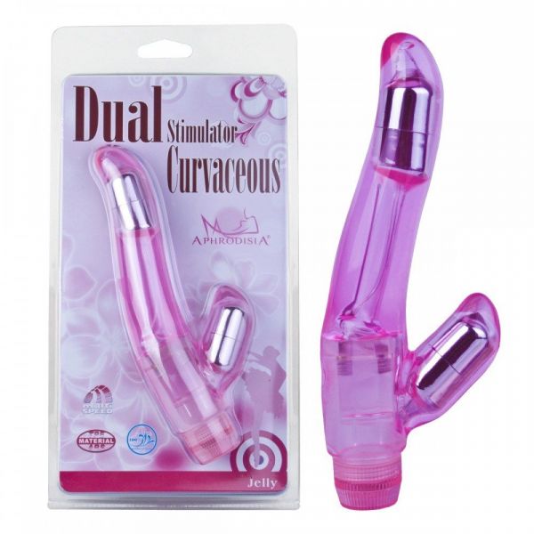 VIBRADOR PLUG LATERAL DUAL STIMULATOR CURVACEOUS GTOYS