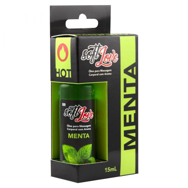 GEL COMESTIVEL SOFT LOVE HOT 15ML MENTA