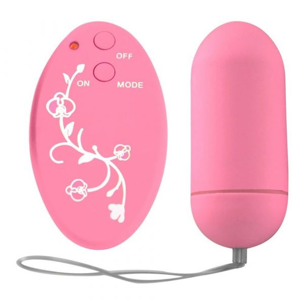 BULLET EGG CONTROLE SEM FIO FLORAL 20 VIBRAÇÕES GTOYS