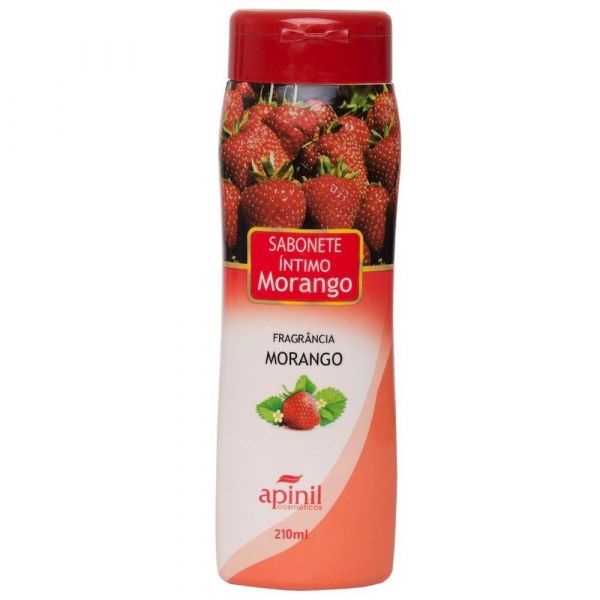 SABONETES LÍQUIDO MORANGO 210ML APINIL