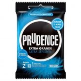 PRESERVATIVO EXTRA G ULTRA SENSÍVEL COM 3 UNIDADES PRUDENCE