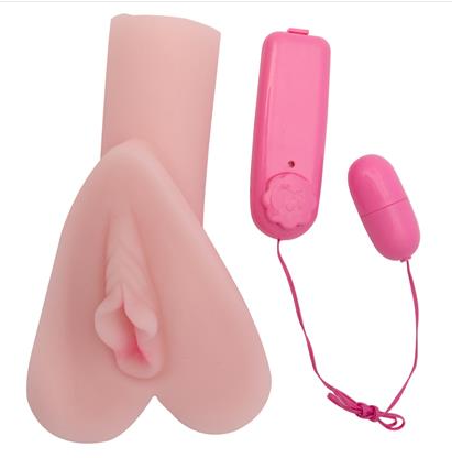 Vagina em cyberskin com vibrador