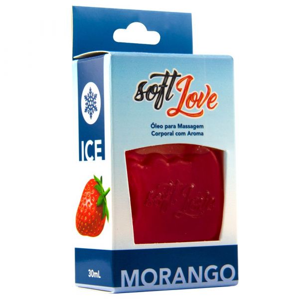 Gel Comestível Soft Love 30ml Ice Morango