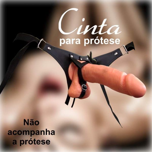 Cinta p/ pênis c/escroto em courino